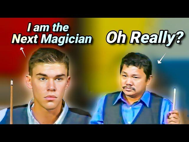 Very Confident PLAYER Thinks He Can REPLACE the Magician EFREN REYES