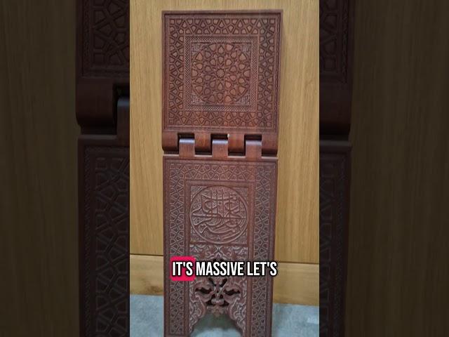 quran stand #muslimah #muslimcontent #ukmuslims #islamicreligion #britishmuslim #muslim #ecomosque