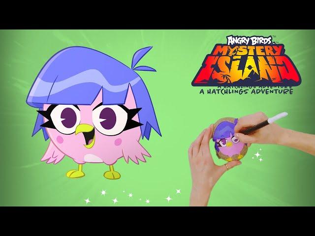 Pebble Painting Mia | Angry Birds Mystery Island