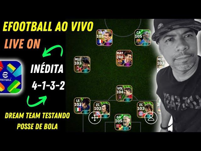 EFOOTBALL 2025 MOBILE - DREAM TEAM AO VIVO  - TOP FORMAÇÃO EFOOTBALL 2025