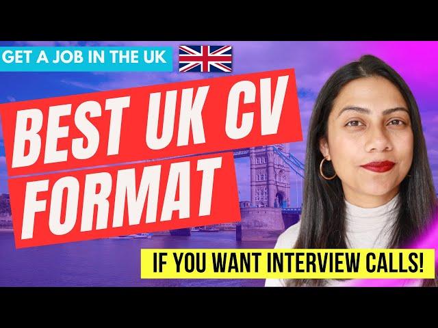 [FREE] UK CV Format | UK Resume to get Interview Calls | UK Work Visa 2023