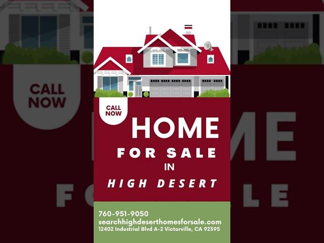 Home For Sale in High Desert