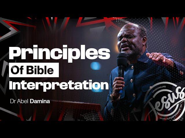 Principles of Bible Interpretation | Dr. Abel Damina | Wednesday 20-11-2024