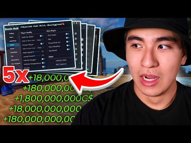 Roblox Fisch 5 BEST KEYLESS Scripts of 2025! (Auto Fish, Zone Farming, Dupes & More!)