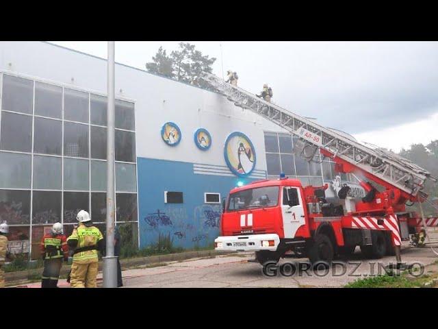 В Заречном произошел пожар в бывшем кафе «Пингвин»