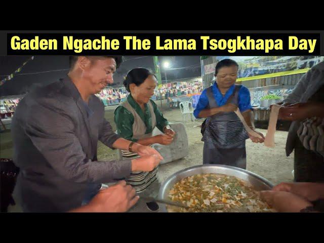 Candle Light on Gaden Ngache The Lama Tsogkhapa Day || Tibetan Market Jabalpur