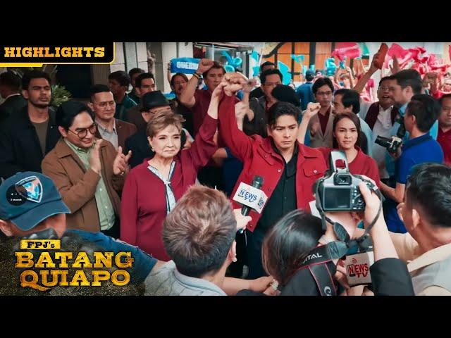 Olivia officially announces Tanggol's run for mayor | FPJ's Batang Quiapo (w/ English Subs)