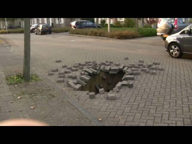 matchmoving test hole in the street