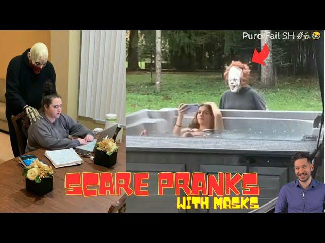 Scare Pranks with Masks || Puro Fail SH #6