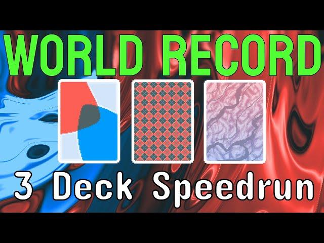 [Ex World Record] 3 Deck Win, No Seeds Speedrun! 37:37 | Balatro Unlocked