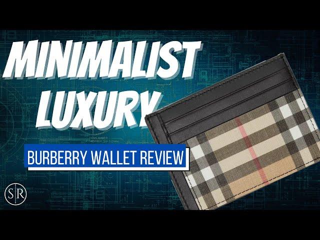 NEW! Men's Burberry Money Clip Slim Wallet - Burberry Series Ep. 9