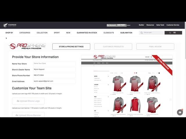 24x7 Fanstore Tutorial