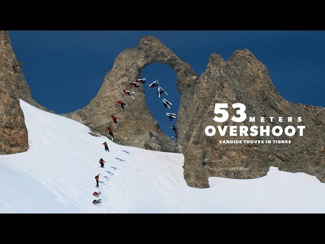 53 meters overshoot - Candide Thovex in Tignes