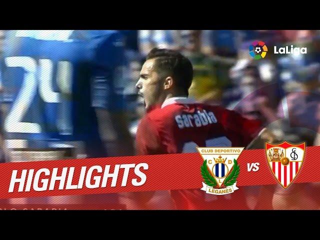 Highlights CD Leganés vs Sevilla FC (2-3)