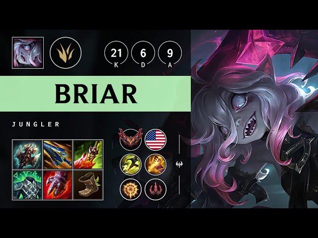Briar Jungle vs Taliyah - NA Grandmaster Patch 25.12