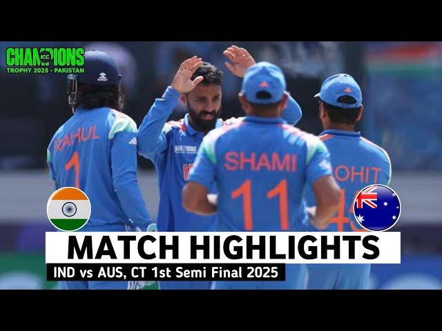 India vs Australia Full Highlights  | Icc Champions Trophy | Match Highlights | IND vs AUS