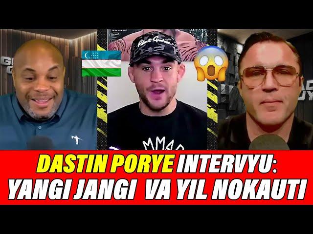 DASTIN PORYE INTERVYU: YANGI JANGI VA BU YIL NOKAUTI HAQIDA! O'ZBEKCHA TARJIMA!