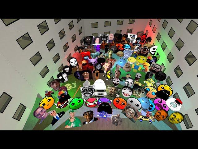 All Full Nico's Nextbots Update, 2d Nextbot Gmod  in the Liminal Hotel !!!