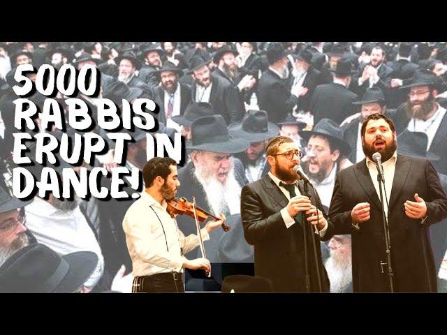 Spontaneous Dancing at the Kinus Hashluchim Melava Malka: Rosh Chodesh Kislev Song