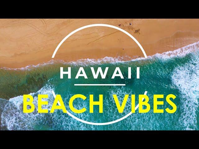Hawaii Tropical Beach Vibes - relaxing drone video