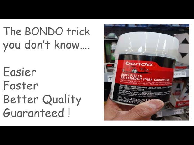 The  Bondo trick you don't know...  Faster, Easier, Improved Quality !     DIY Auto Restoration