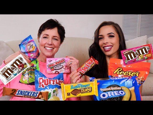 AMERICANS TASTE TESTING AMERICAN CANDY AND SNACKS (part 2)