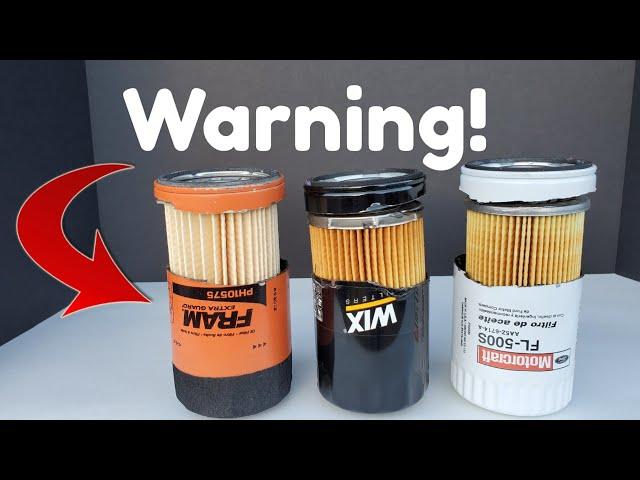 I cant believe what is inside ALL FRAM oil filters!