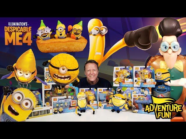 Despicable Me 4 Official Movie Trailer Toy Mega Minion Action Figures Toys AdventureFun!