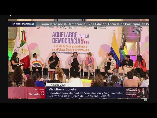 Foro “Aquelarre por la democracia”