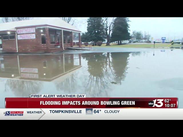 Bowling Green roads impacted by floodwaters