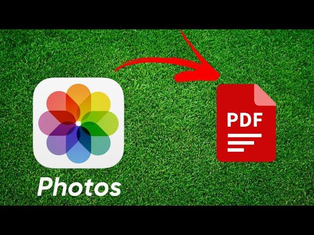 How to Convert Photo into a PDF File (iPhone)