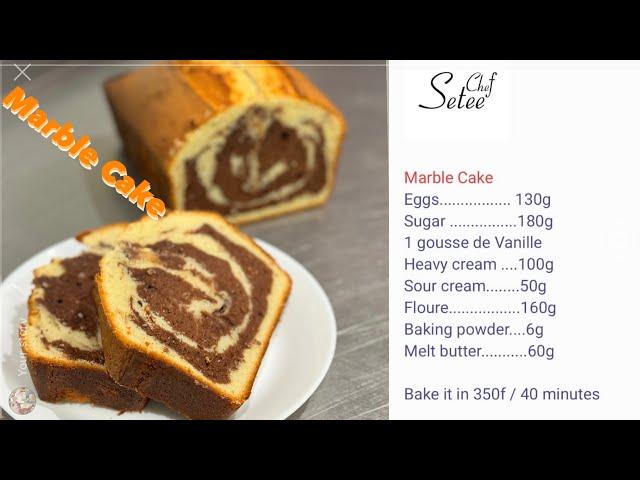 Marble Cake recipe by ChefSetee