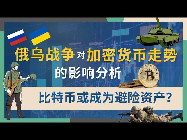 俄乌战争对加密货币走势的影响分析丨比特币或成为避险资产丨加密币避险工具