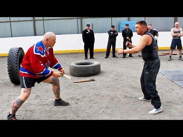 Драки в тюрьме / Боец MMA заставил зэков заниматься спортом