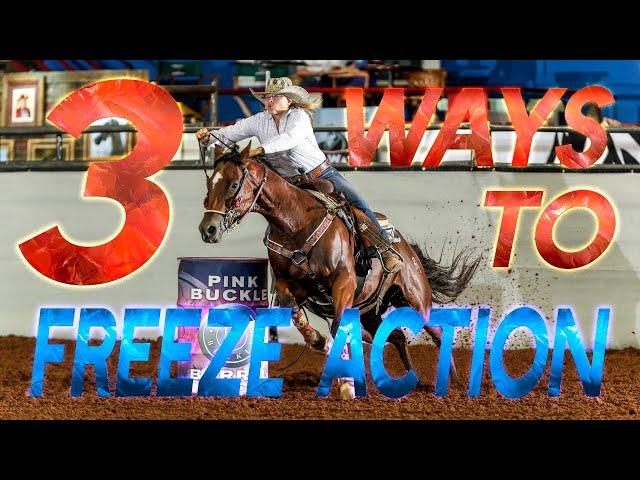 3 Easy Ways to Freeze Action in Rodeo Photography, the short version