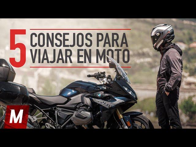 5 consejos para viajar en moto