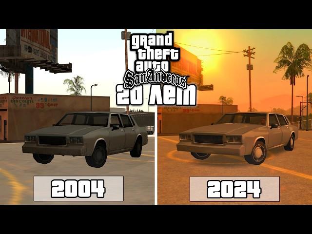 What path GTA San Andreas gone through in 20 years?