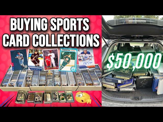 I Bought 3 MASSIVE Sports Card Collections in 1 Day !!