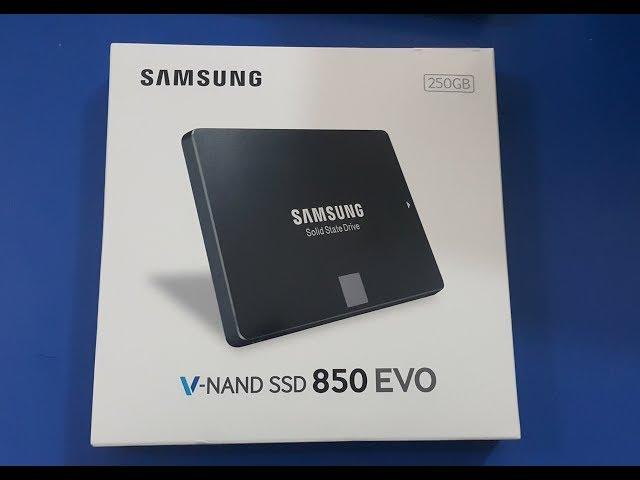 Samsung SSD 850 Evo 240 gb ( Unboxing and Review )