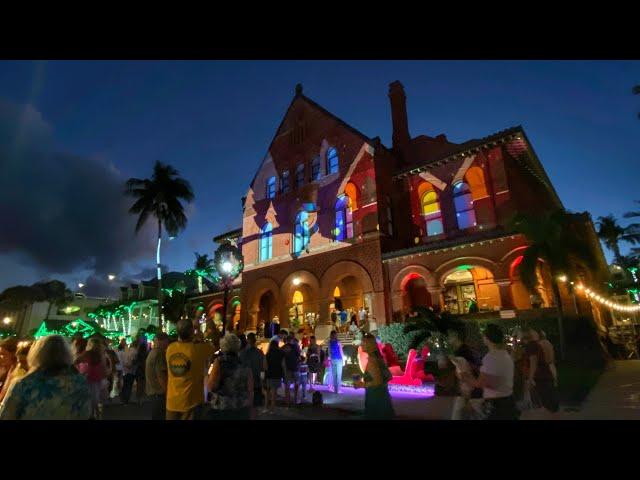  Mallory Square Sunset Celebration & Customs House Holiday Bazaar- Key West LIVE  [1080p60fps]