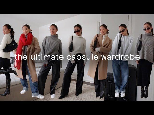 the ONLY capsule wardrobe you need for 2023 *fits in a carry on*