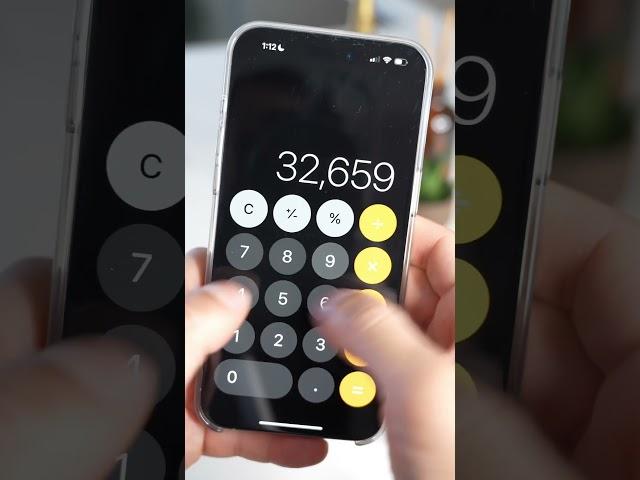 Hidden Calculator App Trick 🫢 #tailormadetech #apple #techtok #calculatortricks #appletipsandtricks