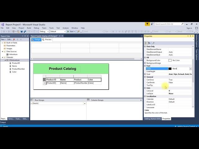 SSRS | How to display report header row in each page of Report