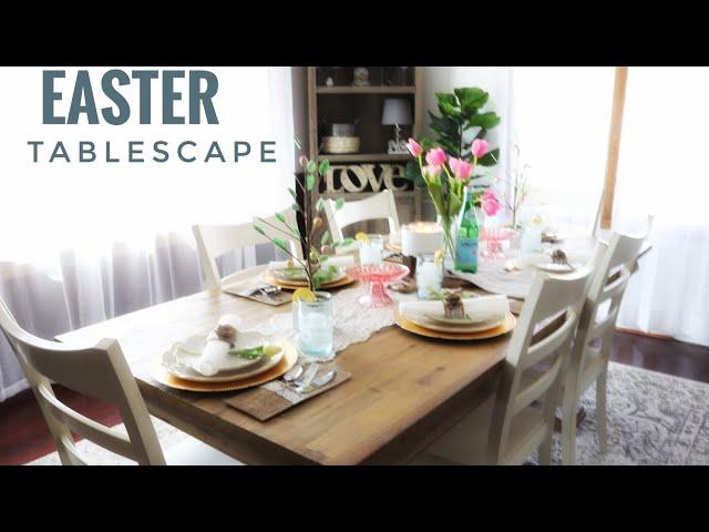 Easter Tablescape | Budget Friendly Table Decor | Easter Lunch