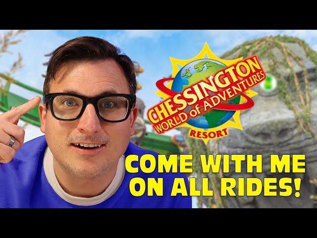 Day Out At Chessington World of Adventures - Come with me on ALL the rides! All Ride POVs!