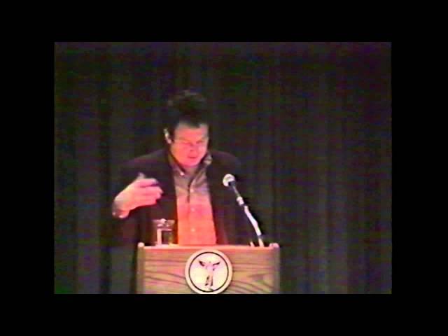 Michael Bérubé lecture at Ball State University, 1998