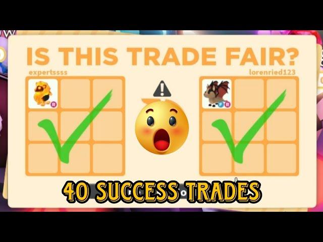 40 SUCCESSFUL TRADES | Roblox Adopt Me!