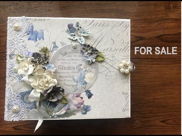 FOR SALE STAMPERIA NEW ENGLAND MINI ALBUM BY SHELLIE GEIGLE