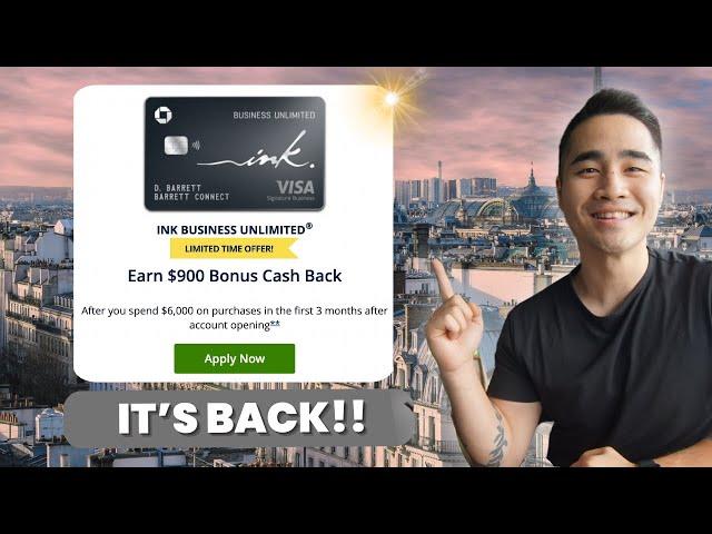 IT'S BACK!! | 90,000 Ultimate Reward Point Offer | How To Properly Churn Business Ink 400,000 Points