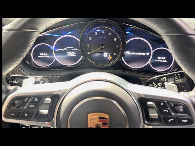 Porsche Panamera 4 Change Menu Language